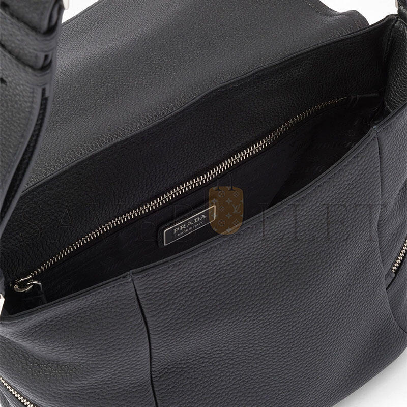 PRADA LEATHER BAG WITH SHOULDER STRAP 2VD056 (22*22*12cm) 